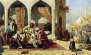 unknow artist Arab or Arabic people and life. Orientalism oil paintings 135 France oil painting artist
